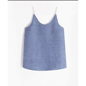 Vilagallo Blue Sleeveless Blouse